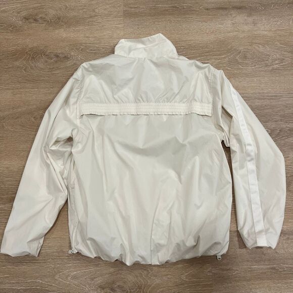 Athleta Sightseer Lace Jacket Women's Medium Magnolia White Full Zip Windbreaker - Picture 6 of 6